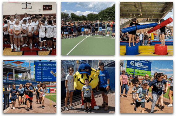 Collage of Simply Doing Good members helping local Worcester community