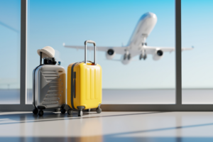 luggage at an airport